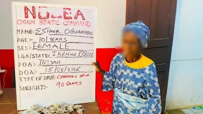 101-Year-Old Grandmother Arrested With Cannabis As NDLEA Intercepts Cocaine-Filled Fufu